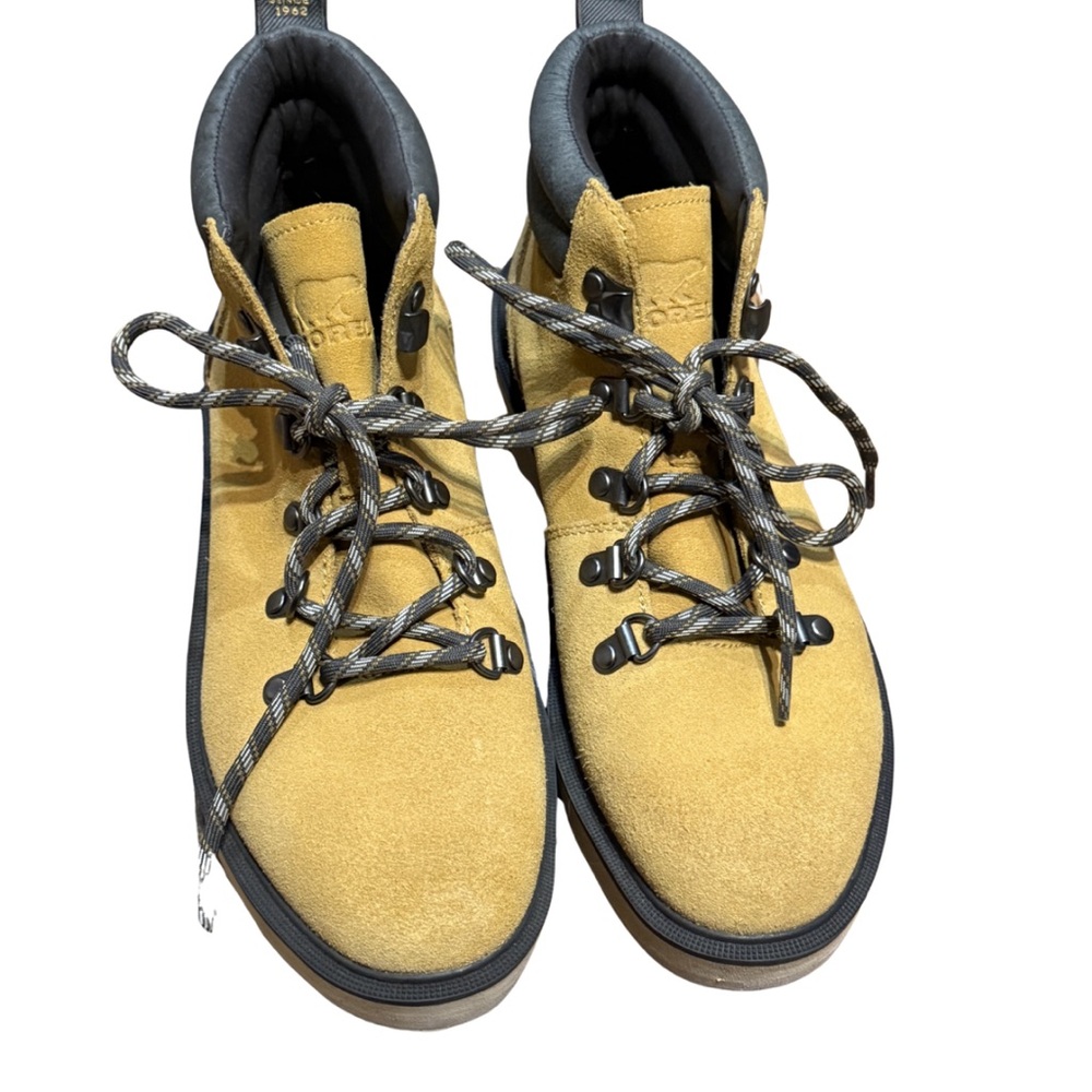 Sorel Tan Suede Hiking Boots Womens 7 Utility Workwear